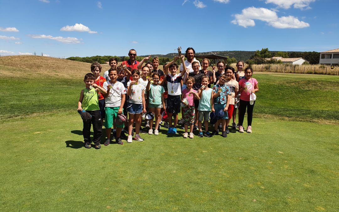 Le plein de golf pour l’école Les Lavandins de Frontignan